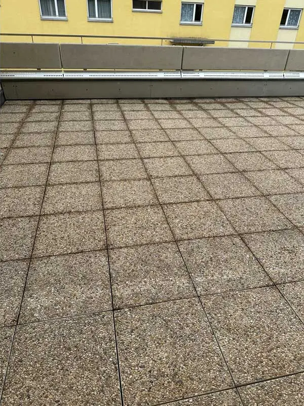 Toit-terrasse après intervention